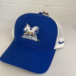 Nike Trucker hat, Blue/white w dual heads