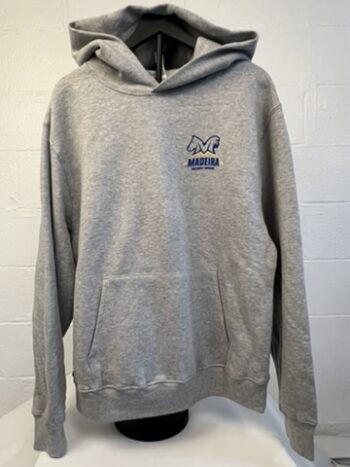 Hoodie, Grey w dual heads