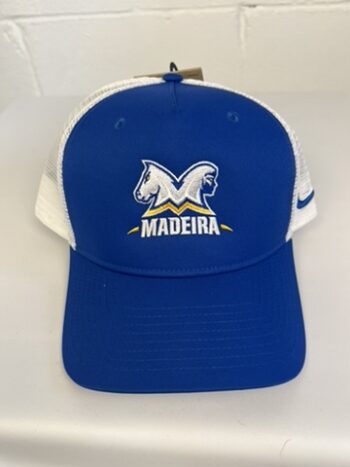 Nike Trucker hat, Blue/white w dual heads - Image 2